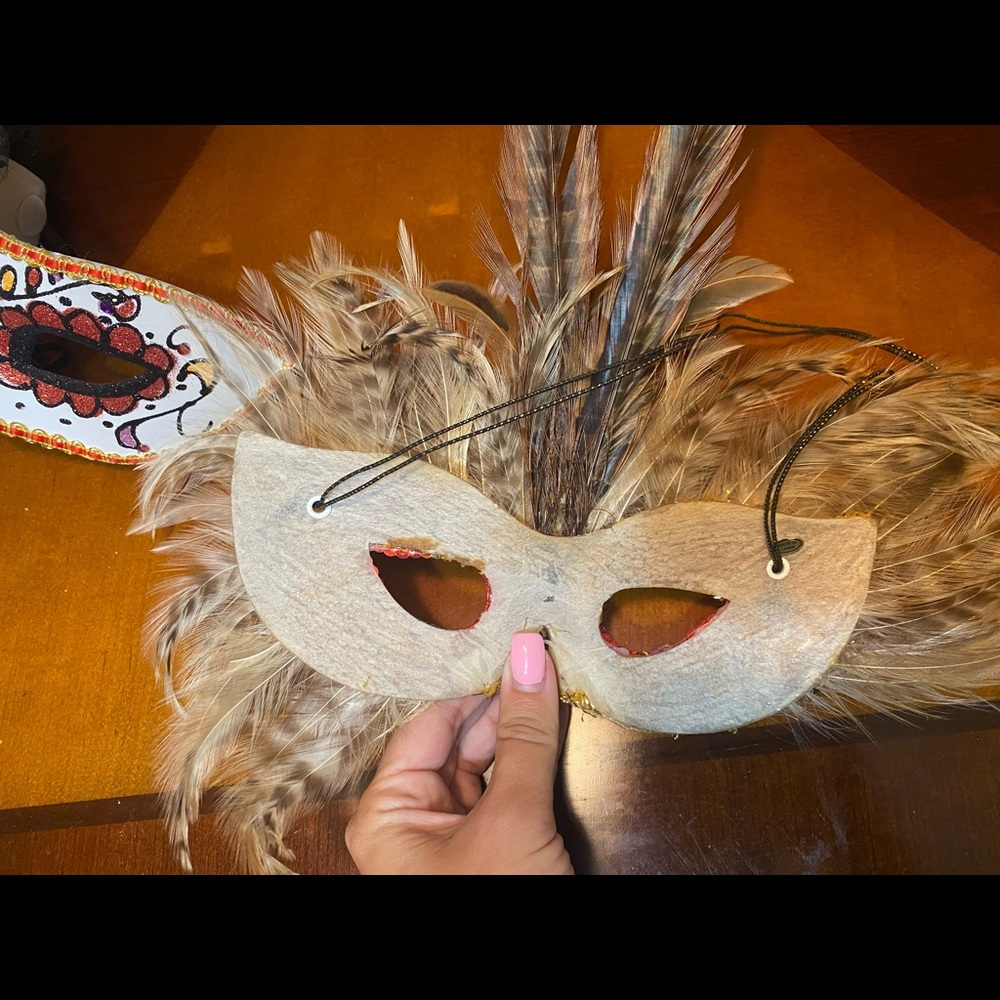 Masquerade Ball Halloween 2 costume masks - Picture 8 of 10